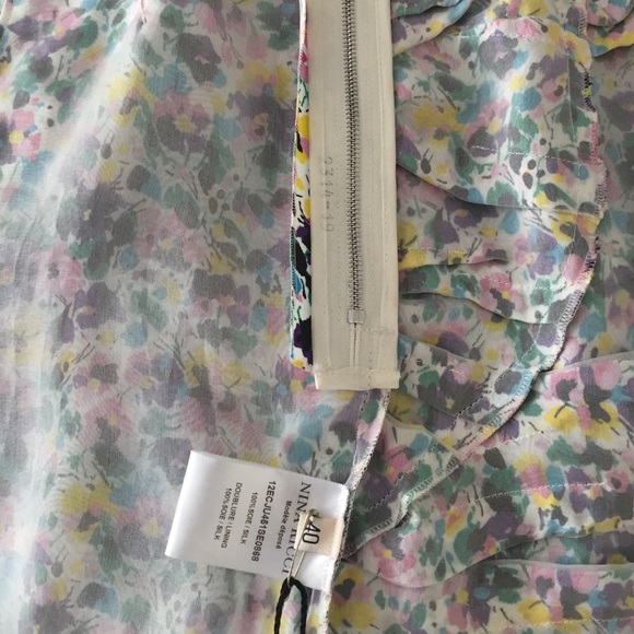 Nina Ricci Mini Pansy Print Co-ord Skirt Set - Picture 10 of 15